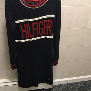 Hilfiger dark blue sweater dress